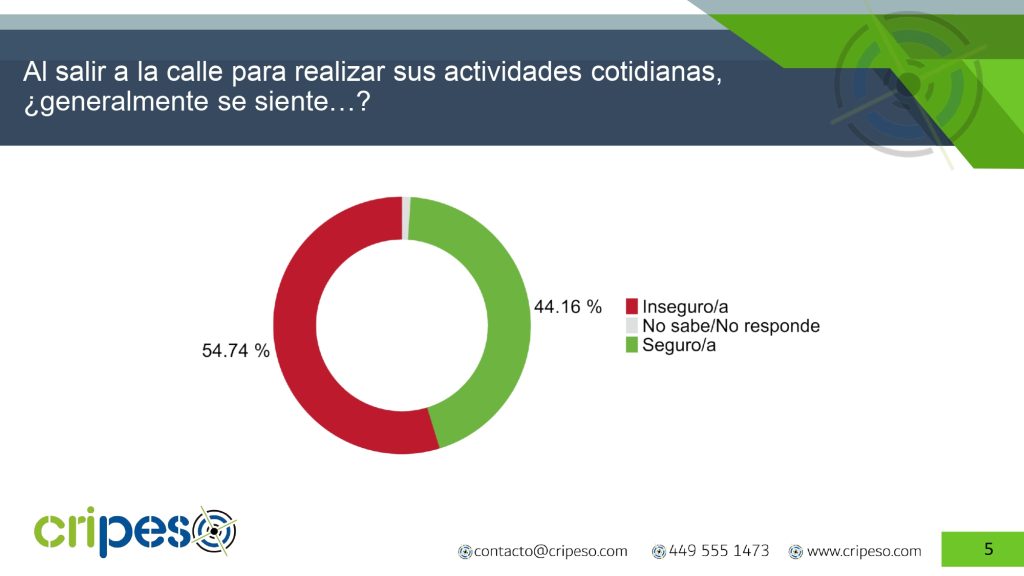 Miedo en las calles México